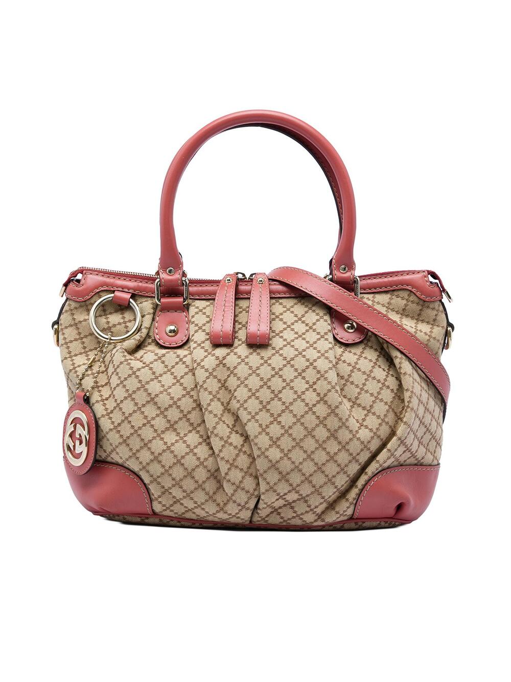 Gucci Diamante Canvas Sukey Satchel #357691G51B